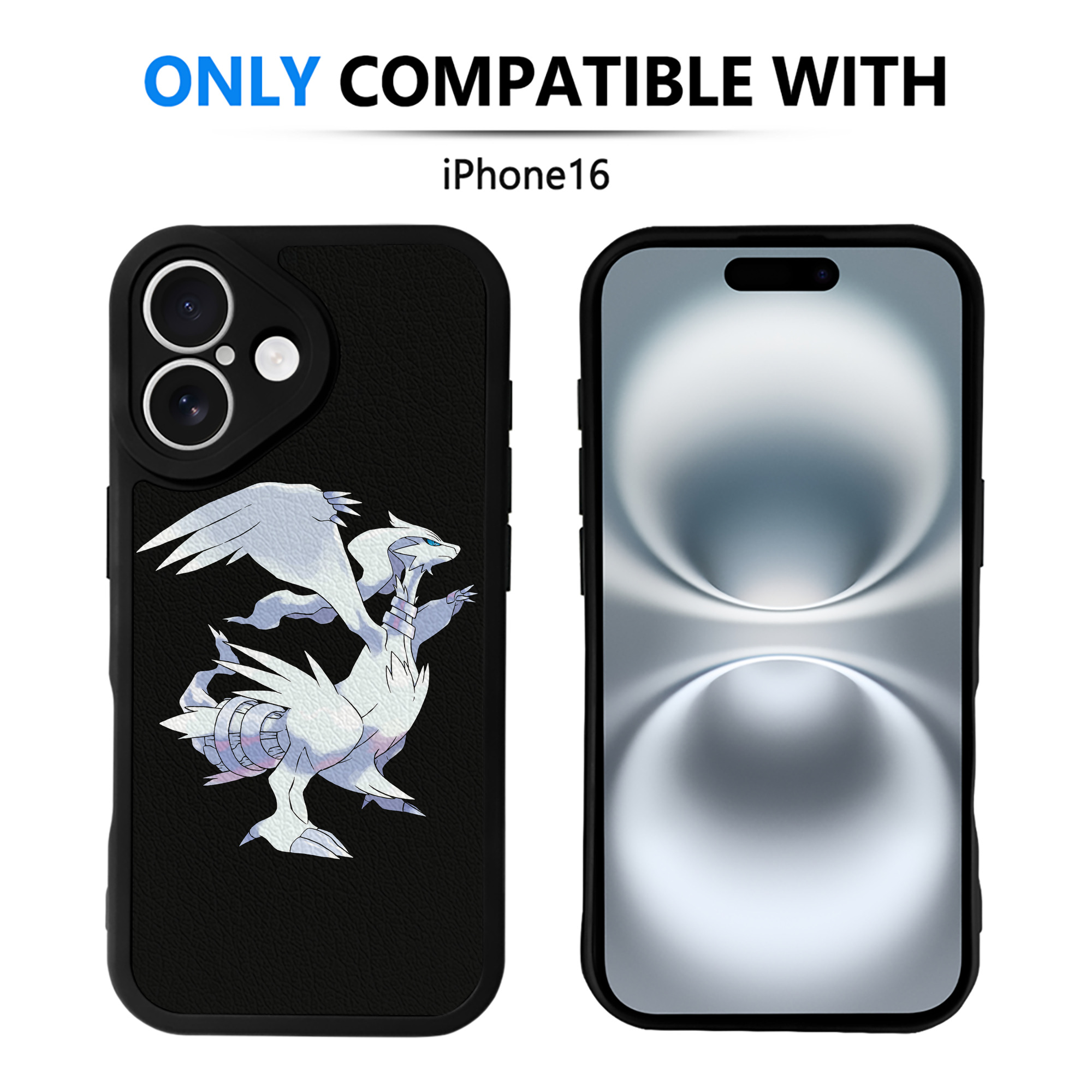 （画像用） ポケットモンスター Pokémon 【iPhone 16シリーズ対応】シリコンスマホケース（レザー調） 材質：シリコン
